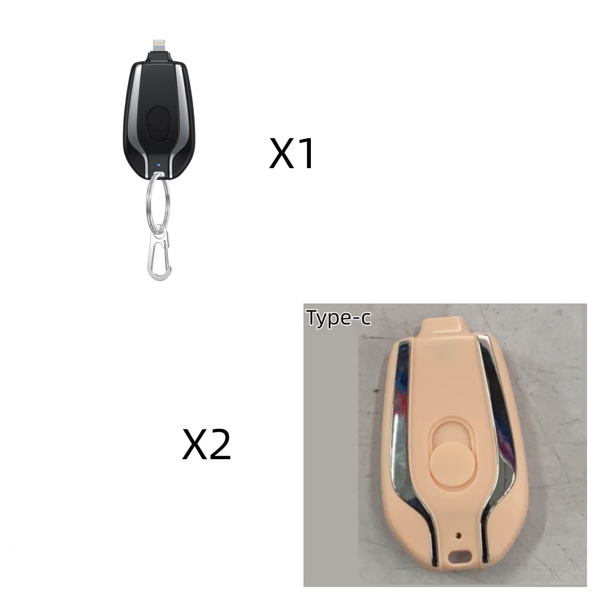 1500mAh Keychain Charger